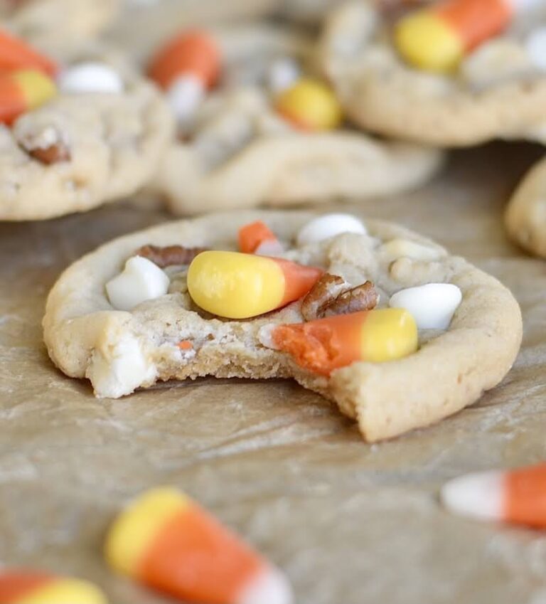 Loaded Candy Corn Cookies