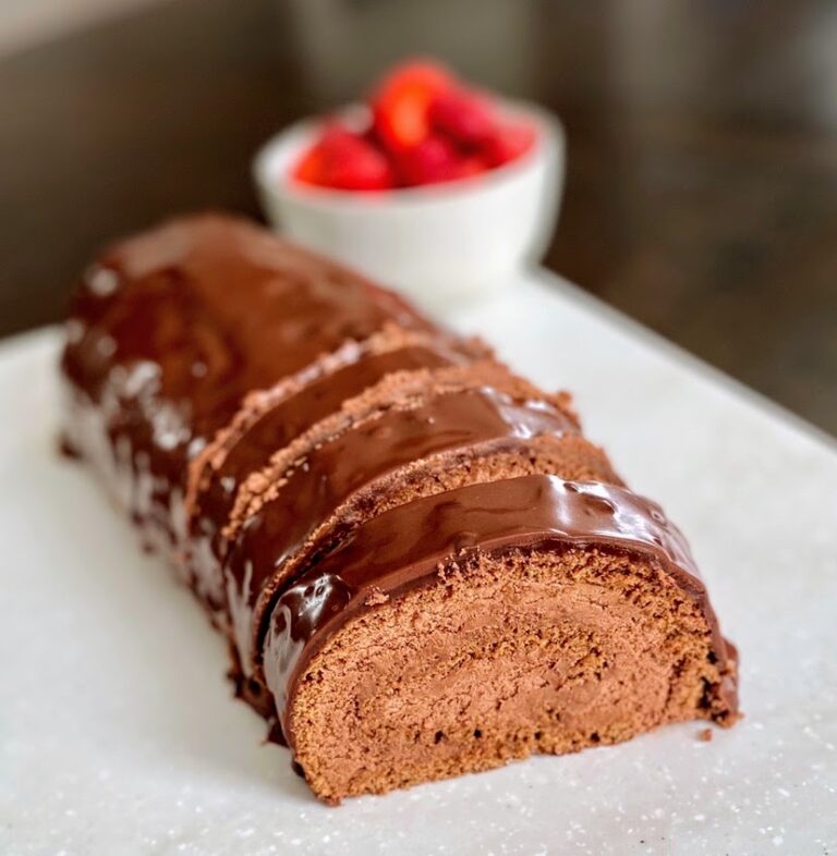 Chocolate Truffle Cake Roll