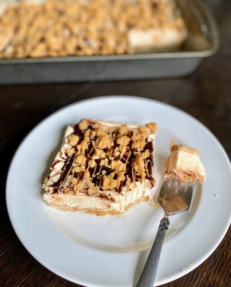 No-Bake Frozen Peanut Butter Cheesecake