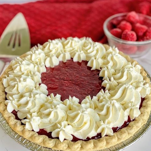 Raspberry Cream Cheese Pie - Sweet Girl Treats