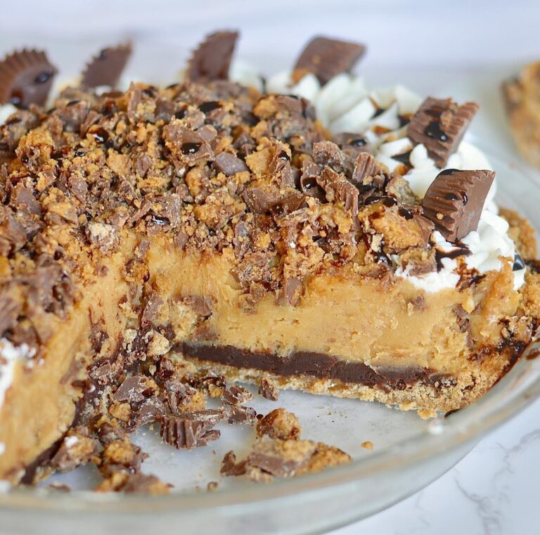 No Bake Chocolate Peanut Butter Pie