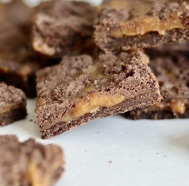 Cake Mix Chocolate Caramel Bars
