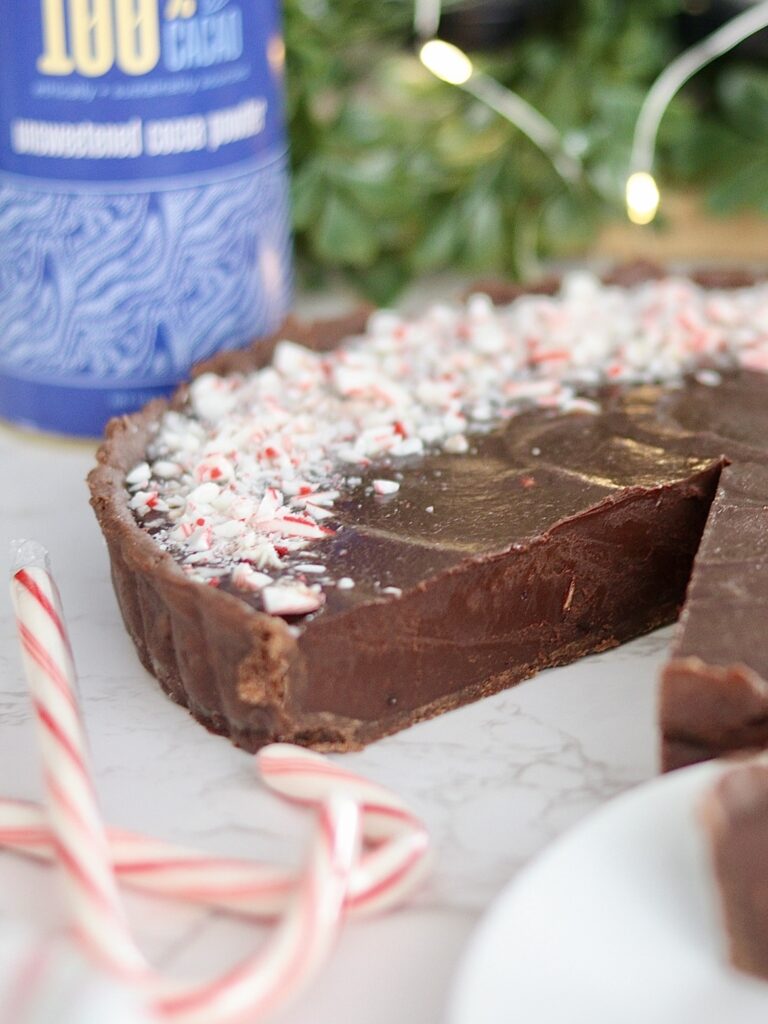 Dark Chocolate Peppermint Tart
