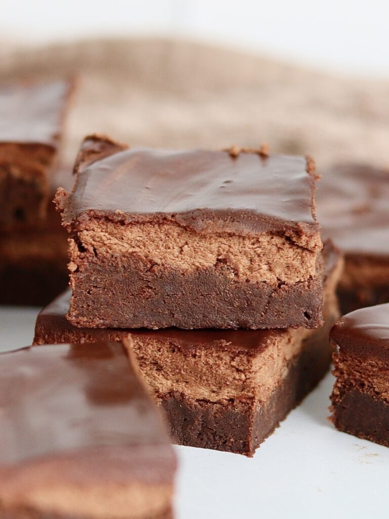 Layered Mousse Brownies