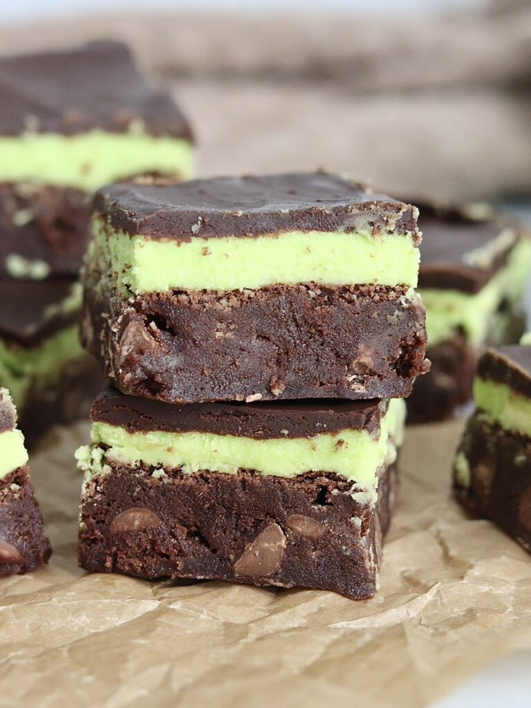Frosted Mint Brownies