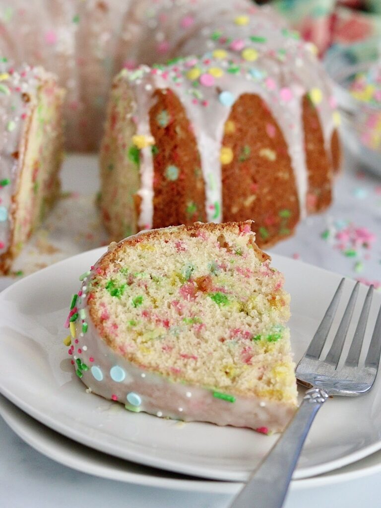Sprinkle Bundt Cake