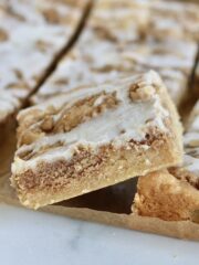 Cinnamon Roll Cookie Bars - Sweet Girl Treats