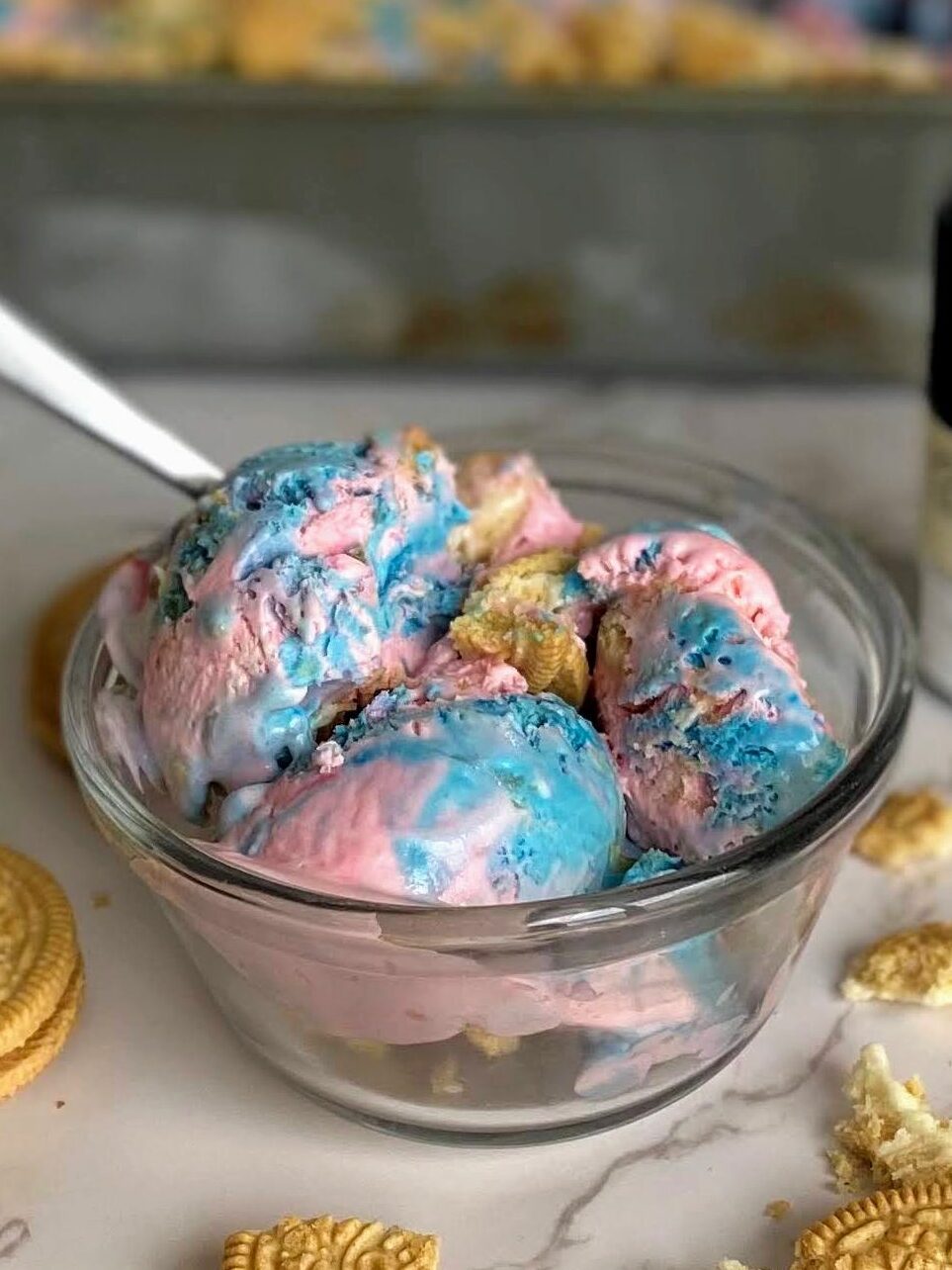 How to Make No-Churn Cotton Candy Ice Cream