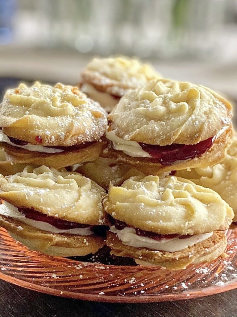 Viennese Whirl Sandwich Cookies - Sweet Girl Treats