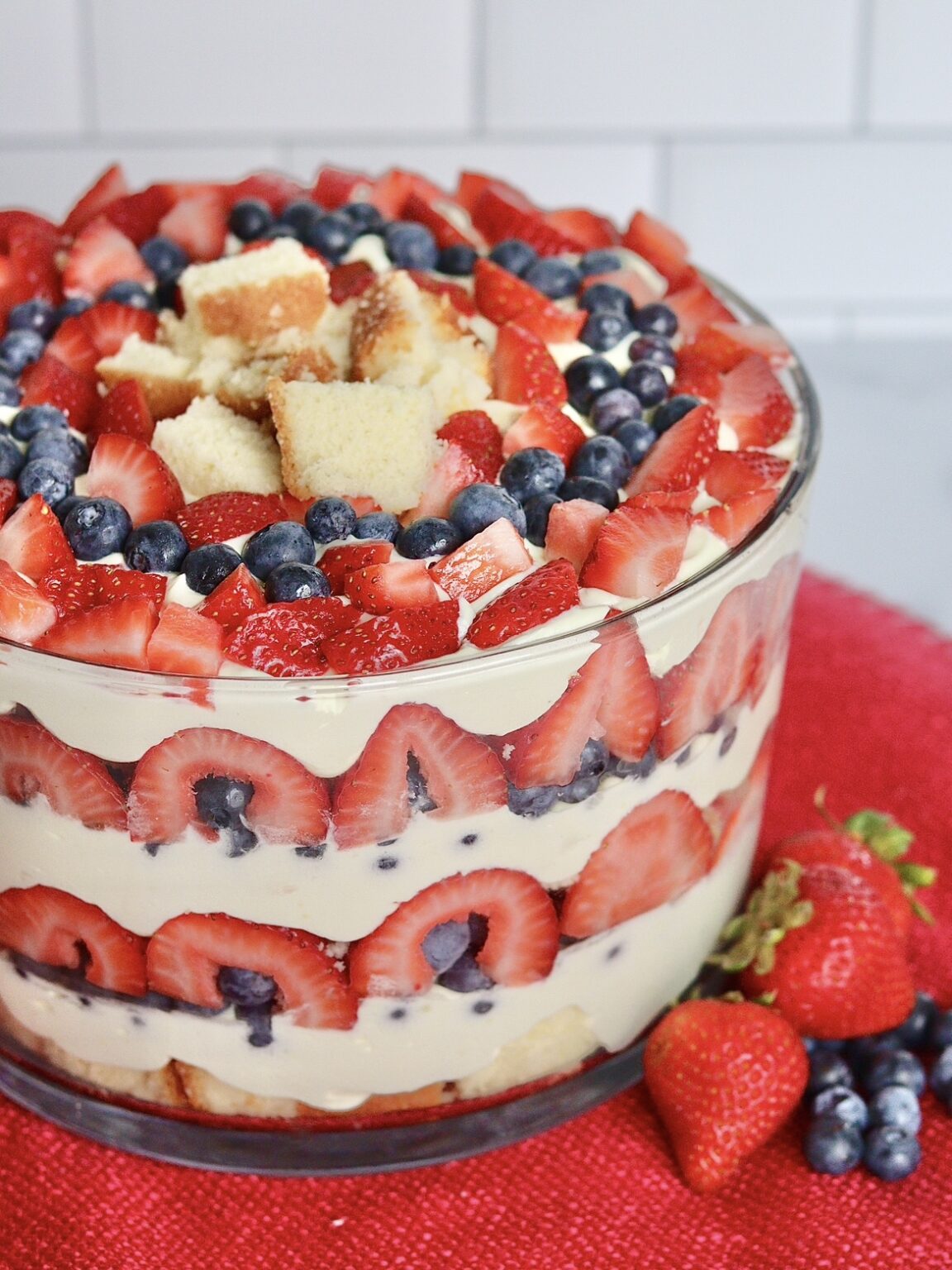 Lemon Berry Trifle - Sweet Girl Treats