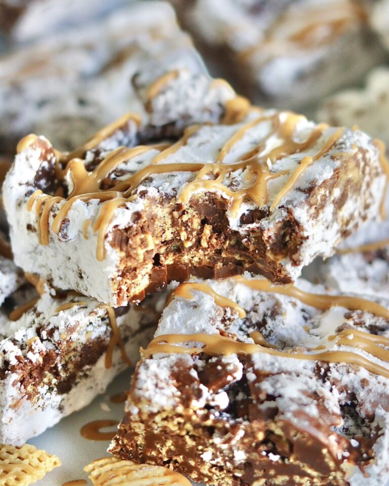 No Bake Puppy Chow Bars