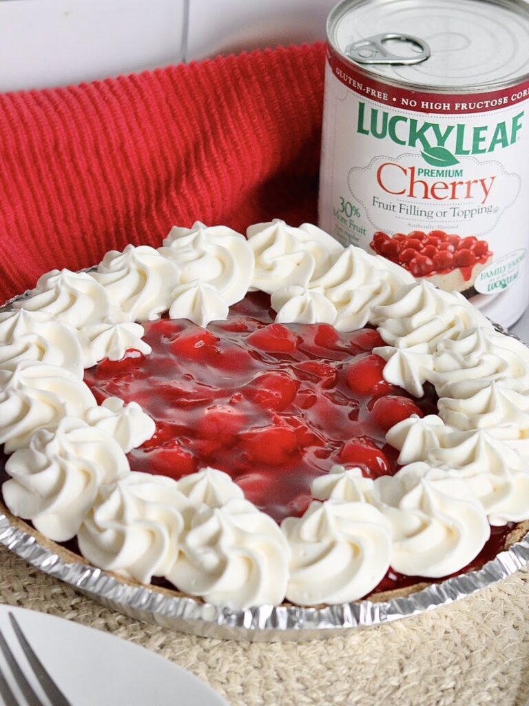 No Bake Cherry Cheesecake Pie