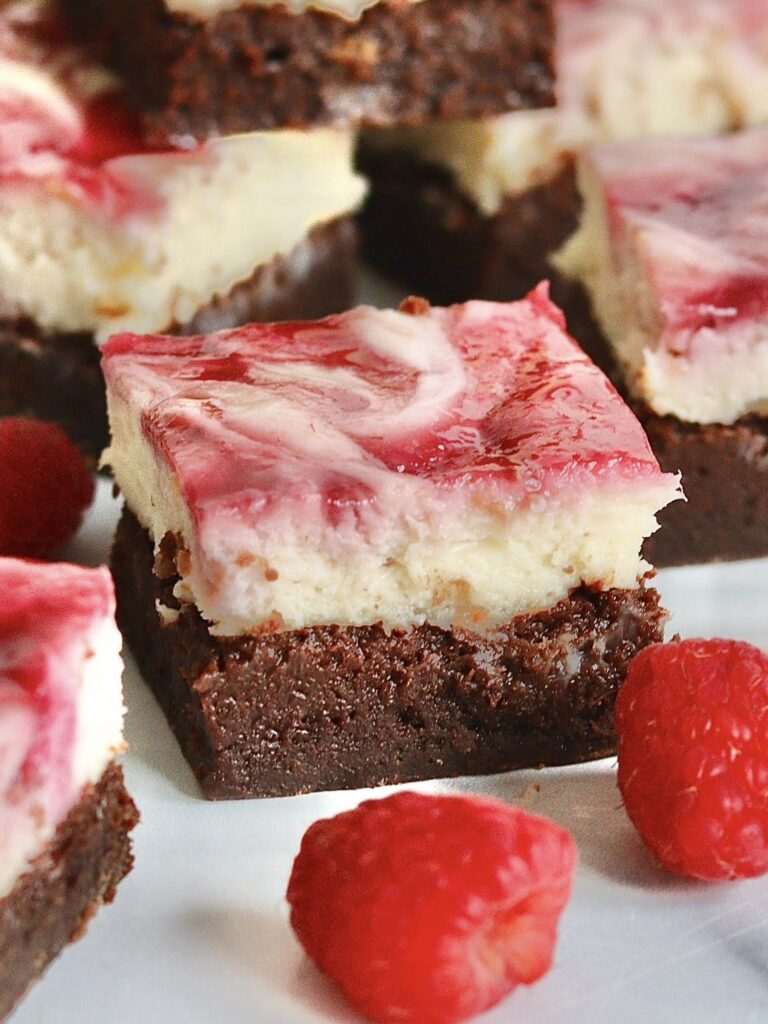 Raspberry Cheesecake Brownies